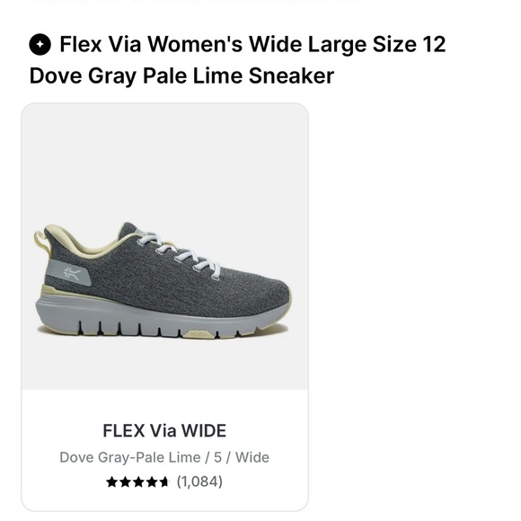 KURU Women's Sneakers in Gray and Lime - Picture 1 of 5
